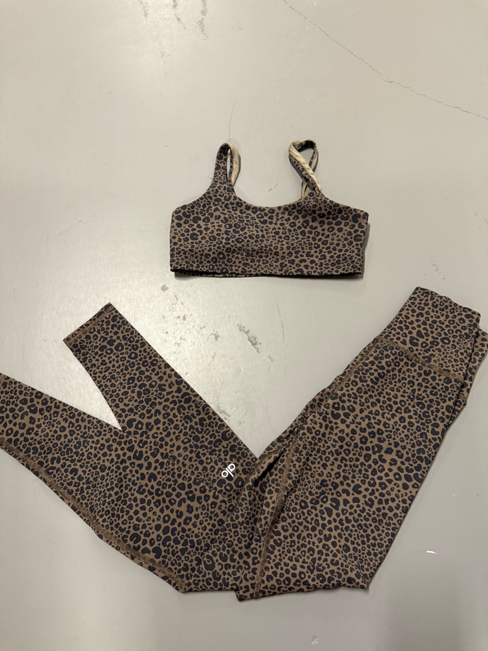 Leopard Print Active Set - Sports Bra + Leggings